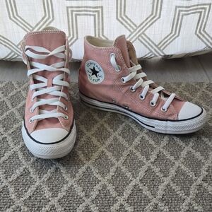 Converse All Star Pink Canvas Sneakers